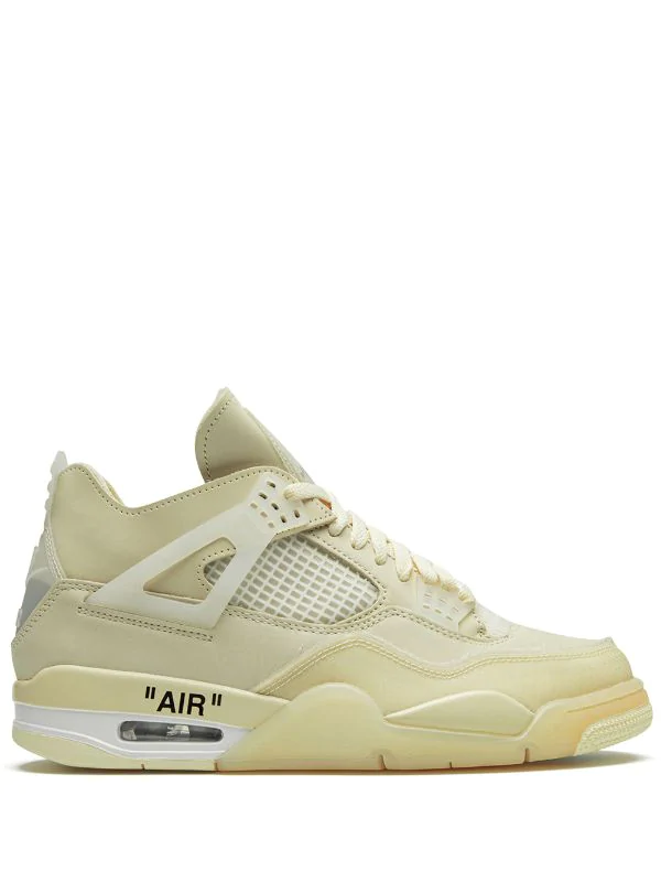 Air Jordan 4 off-white sail sneakers