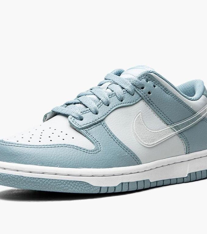 Nike Dunk low clear swoosh