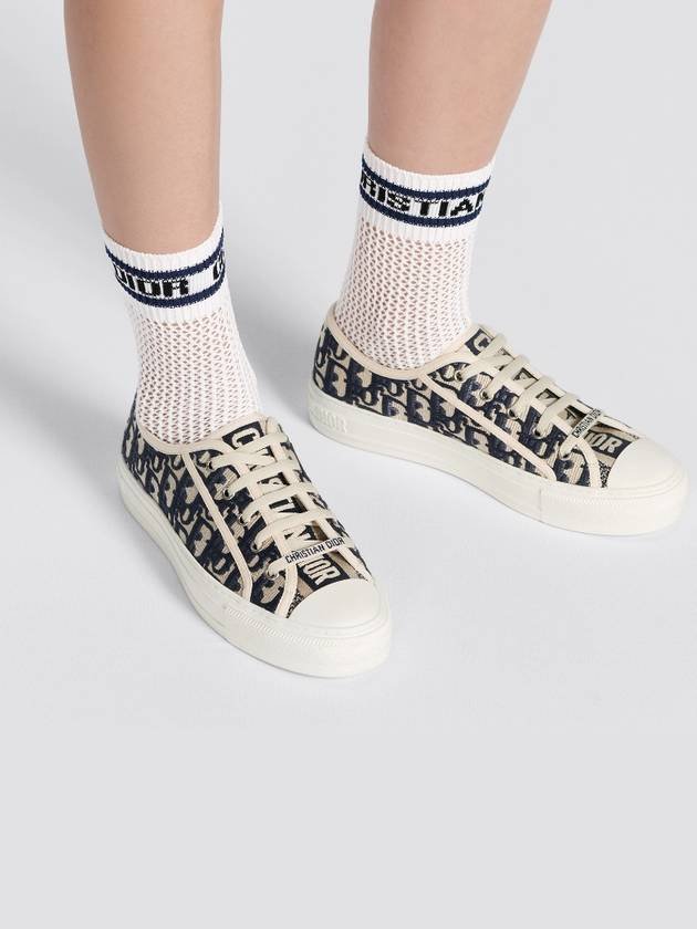 Christian Dior Walk'N' Sneakers Oblique Navy